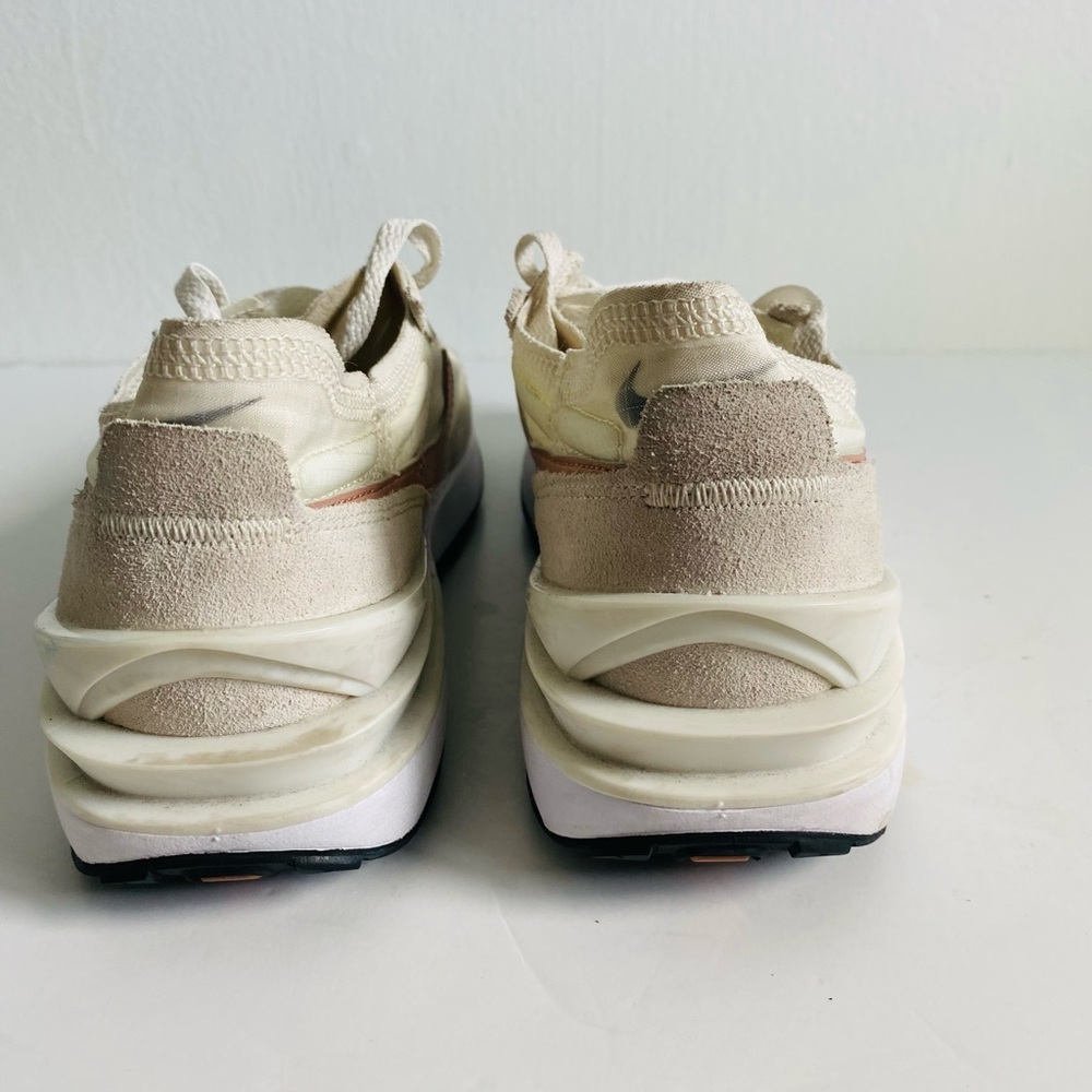 Nike Waffle one Low top Sneaker Sail Rose whisper white Size 8.5 Suede - Picture 5 of 10